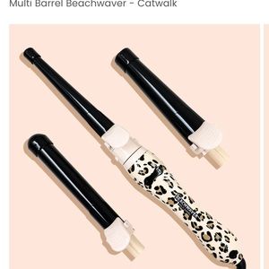 Beach waver interchangeable automatic curling iron